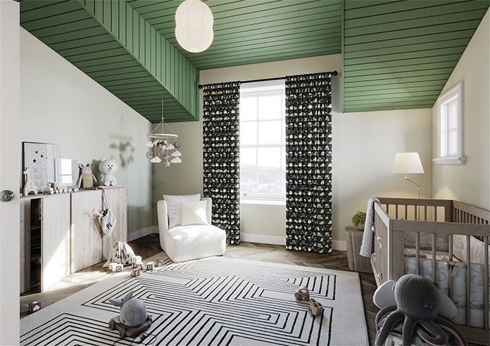 Roadtrip, Forest Green - Made to Measure Curtains - Image 7